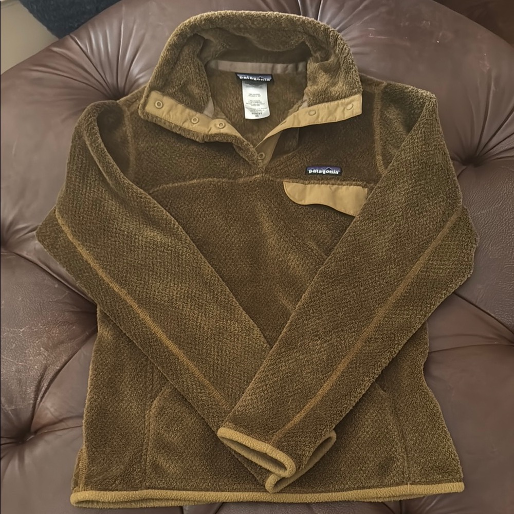 Patagonia Brown Fleece Pullover